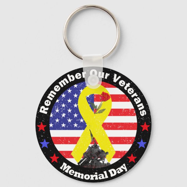 Memorial Day Keychain (Front)