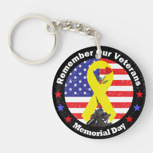 Memorial Day Keychain
