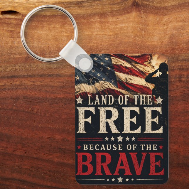 Memorial Day  Keychain (Front)