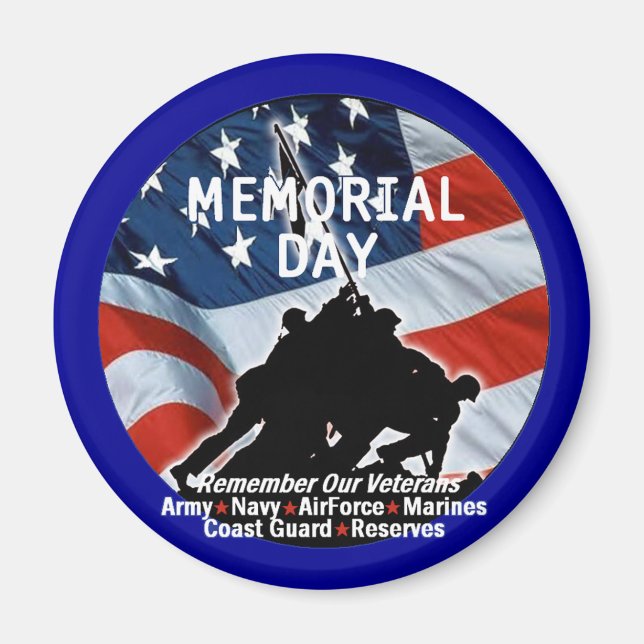 Memorial Day Magnet (Front)