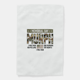 Memorial Day Murph Workout Vintage Vector Shirt (2 Garden Flag