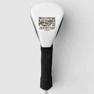 Memorial Day Murph Workout Vintage Vector Shirt (2 Golf Head Cover