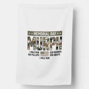 Memorial Day Murph Workout Vintage Vector Shirt (2 House Flag