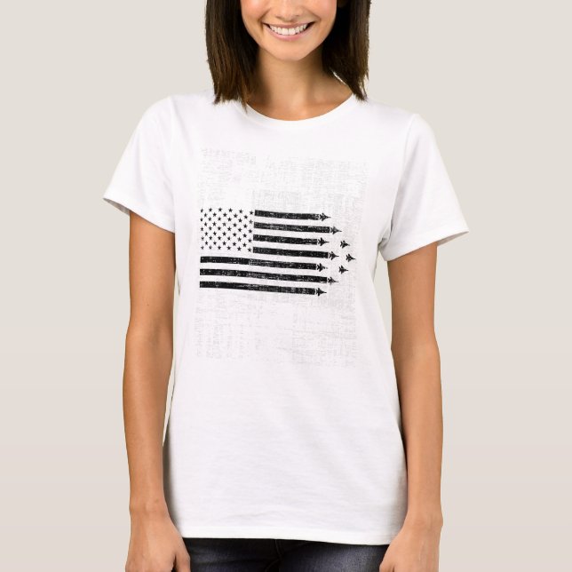 Memorial Day | Never Forget | Support Our Troops T-Shirt (Front)