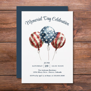 Memorial Day Party Invitation