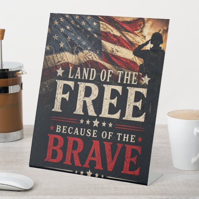 Memorial Day  Pedestal Sign (In SItu)