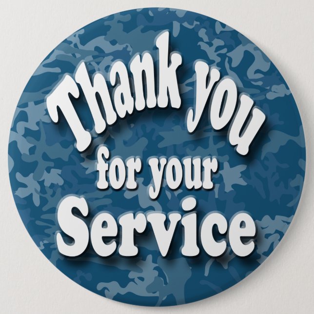 Memorial Day Pinback Button (Front)