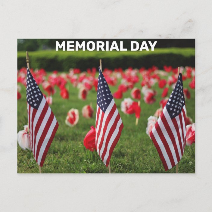 MEMORIAL DAY POSTCARD | Zazzle.com