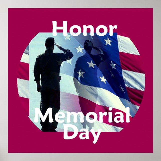 MEMORIAL DAY POSTER Print (Front)