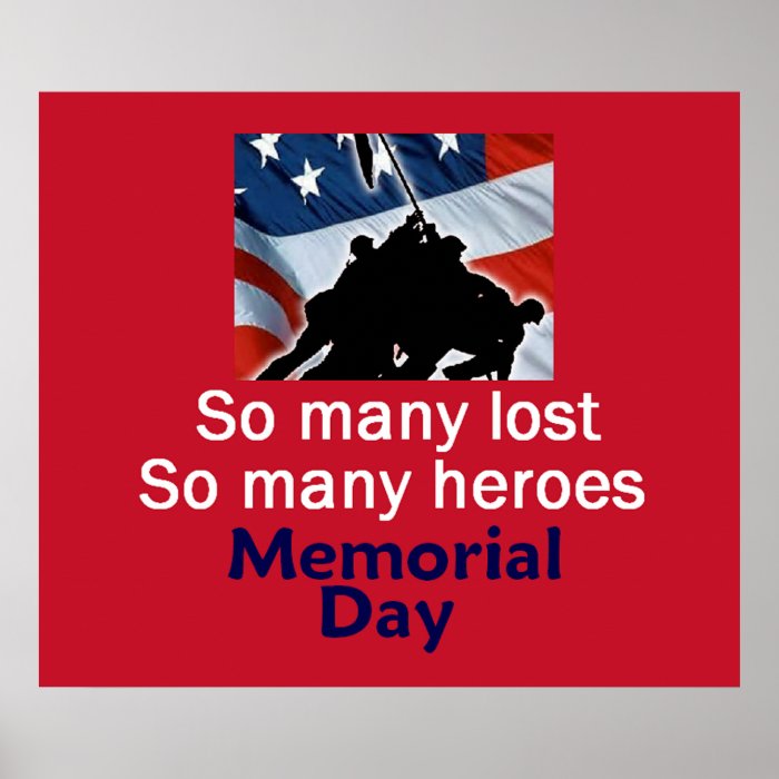 Memorial Day POSTER Print | Zazzle