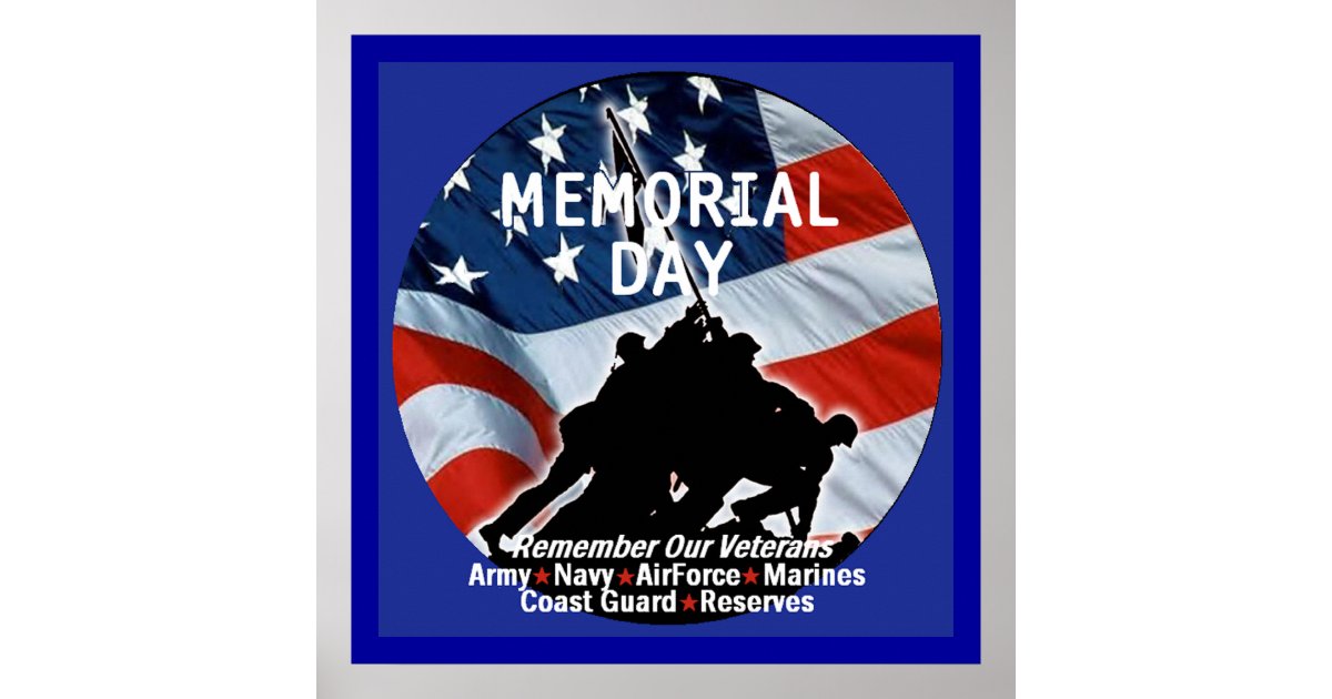 memorial day poster print zazzle com free party invitations to print off
