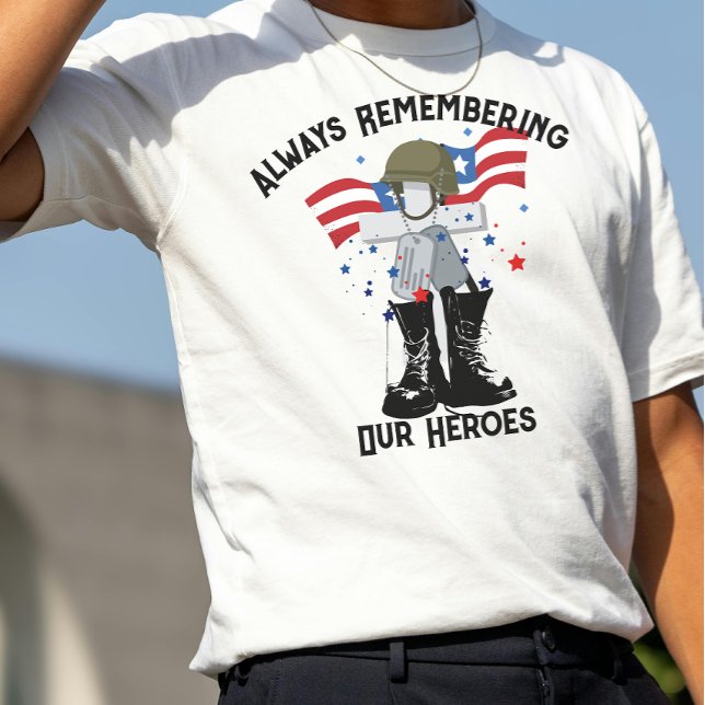 Memorial Day, Remember and Honor  T-Shirt (Creator Uploaded)