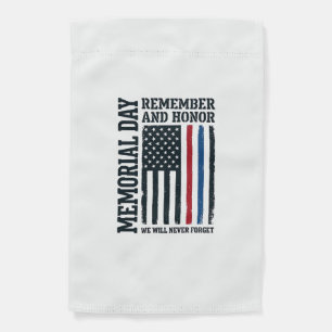Memorial Day Remember And Honor Tribute Vector Des Garden Flag