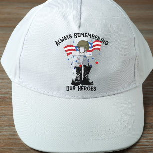 Memorial Day, Remember and Honor  Trucker Hat