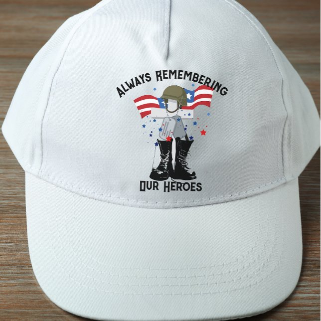 Memorial Day, Remember and Honor  Trucker Hat (Creator Uploaded)