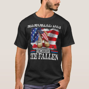 Memorial Day Remember The Fallen Veteran Military T-Shirt