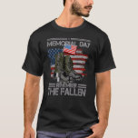 Memorial Day Remember The Fallen Veteran Military  T-Shirt