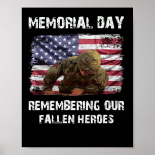 Memorial Day Remembering our Fallen Heroes Poster