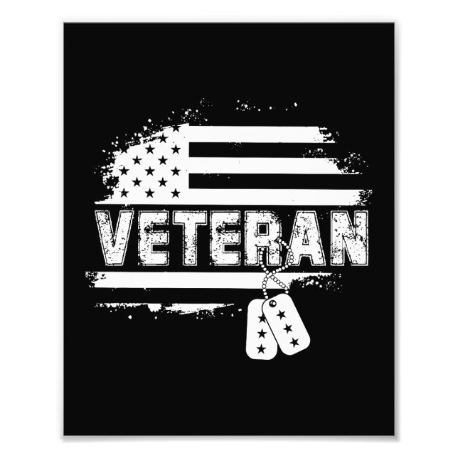 Memorial Day Remembering Our Fallen Heroes US Fait Photo Print (Front)