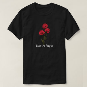 Memorial Day, Remembrance Day, Red Poppy T-Shirt