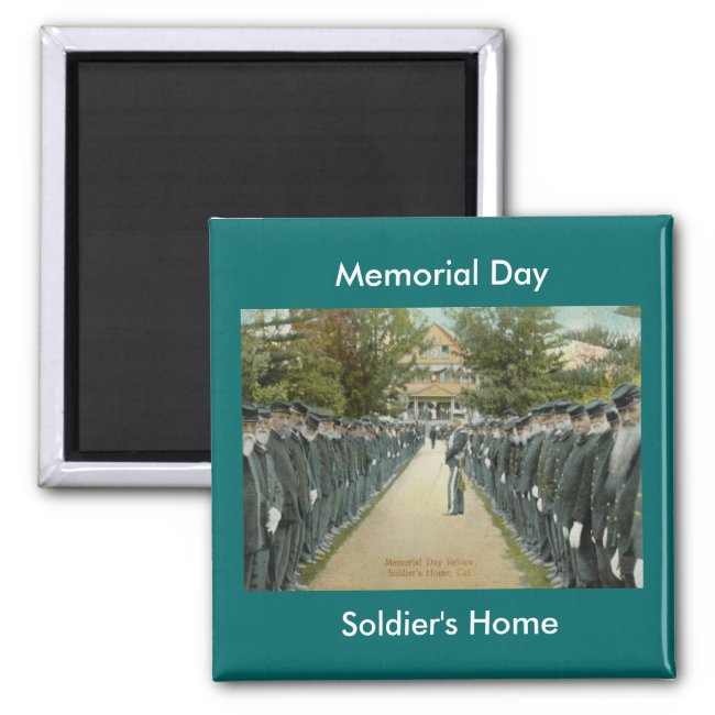 Memorial Day Review Soldiers Home Magnet