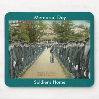 Memorial Day Review Soldiers Home Mouse Pad