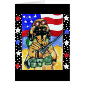 Memorial Day Soldier Dachshund (Front)