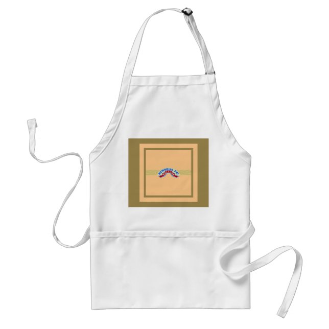 Memorial Day Stars - Adult Apron (Front)