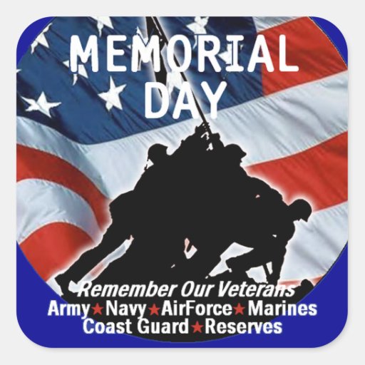 Memorial Day Sticker | Zazzle