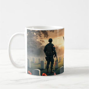 Memorial Day Tribute Artwork – Honoring Americans Coffee Mug