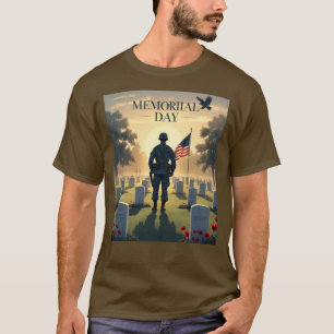 Memorial Day Tribute Artwork – Honoring Americans T-Shirt