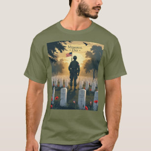 Memorial Day Tribute Artwork – Honoring Americans T-Shirt