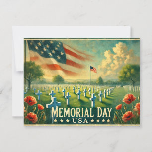 Memorial Day (USA) Postcard
