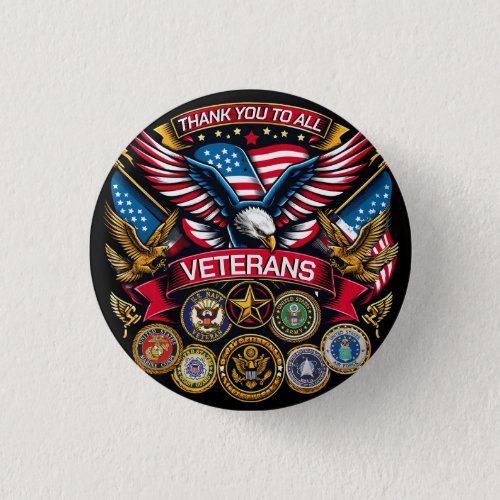 Memorial Day Veterans Day 4th of July Button