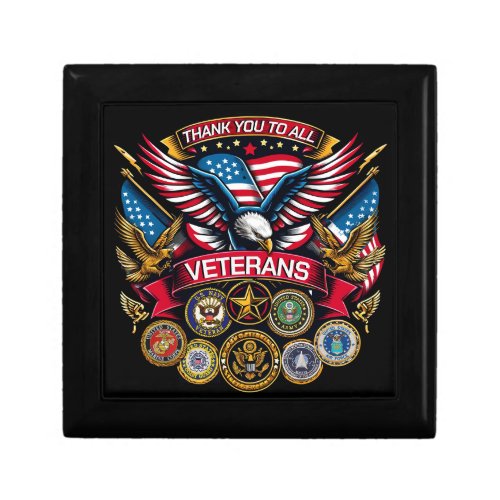 Memorial Day Veterans Day 4th of July Gift Box