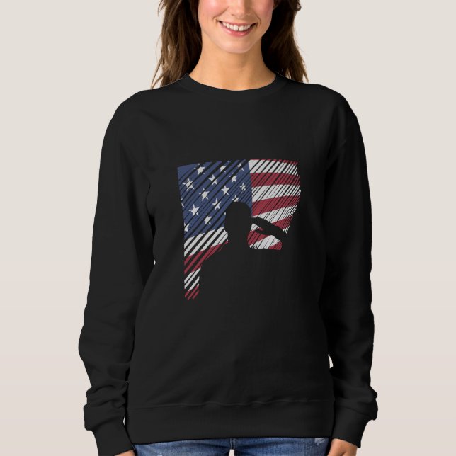 Memorial Day Veterans Day US Flag Soldier Sweatshirt (Front)