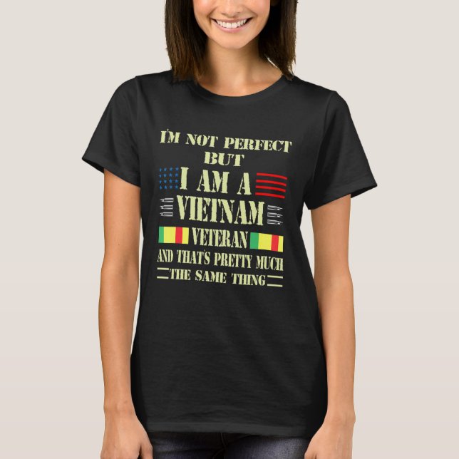Memorial Day  Veteran's Day Vietnam Veteran T-Shirt (Front)