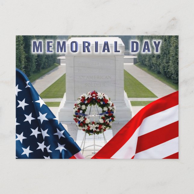 Memorial Day “We Remember” Postcard (Front)