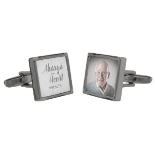 Memorial Design to Remember a Loved Man Cufflinks