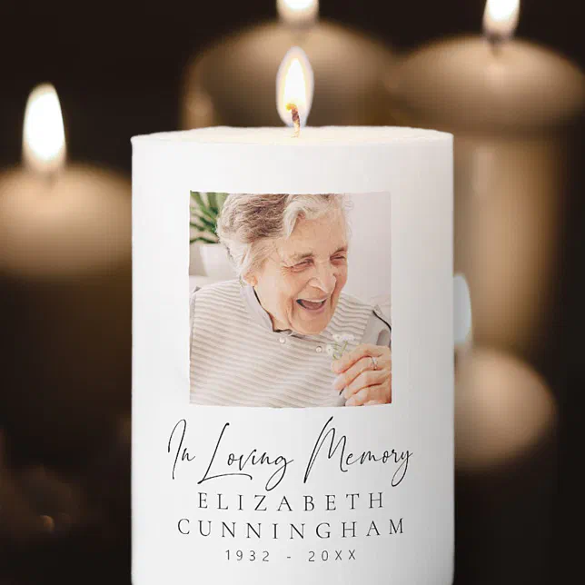 memorial-elegant-simple-modern-minimalist-photo-pillar-candle-zazzle