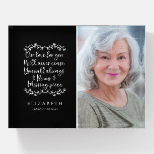 Memorial Family Photo Tribute Paperweight