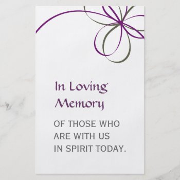 Memorial Flyer - Small by goskell at Zazzle