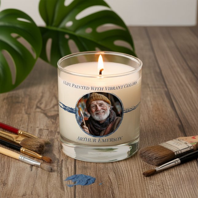 Memorial For An Artistic Loved One Scented Candle (Creator Uploaded)