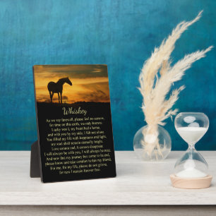 Memorial for Horse Spiritual Custom Name Plaque
