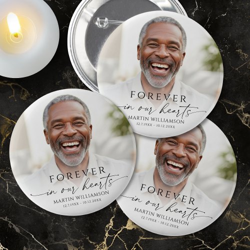 Memorial Forever in Our Hearts Photo Personalized