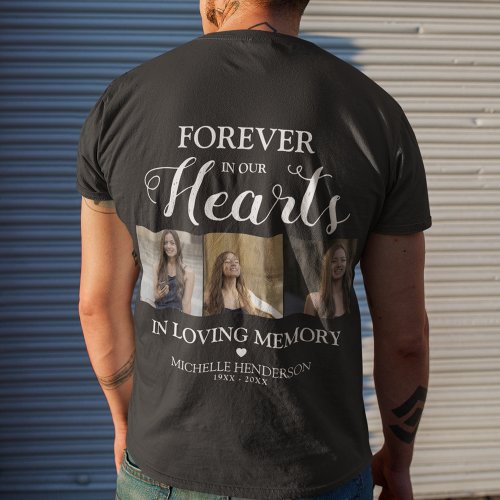 Memorial Forever in our Hearts Remebrance T_Shirt