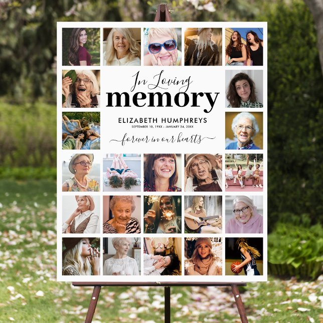 Memorial Funeral 24 Photo Foam Board (Creator Uploaded)