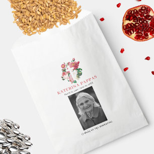 Memorial Funeral Greek Orthodox Kolyva Κόλλυβα Favor Bag
