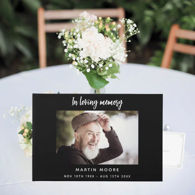 Single Red Rose Funeral Floral Message Cards (Large - View #6