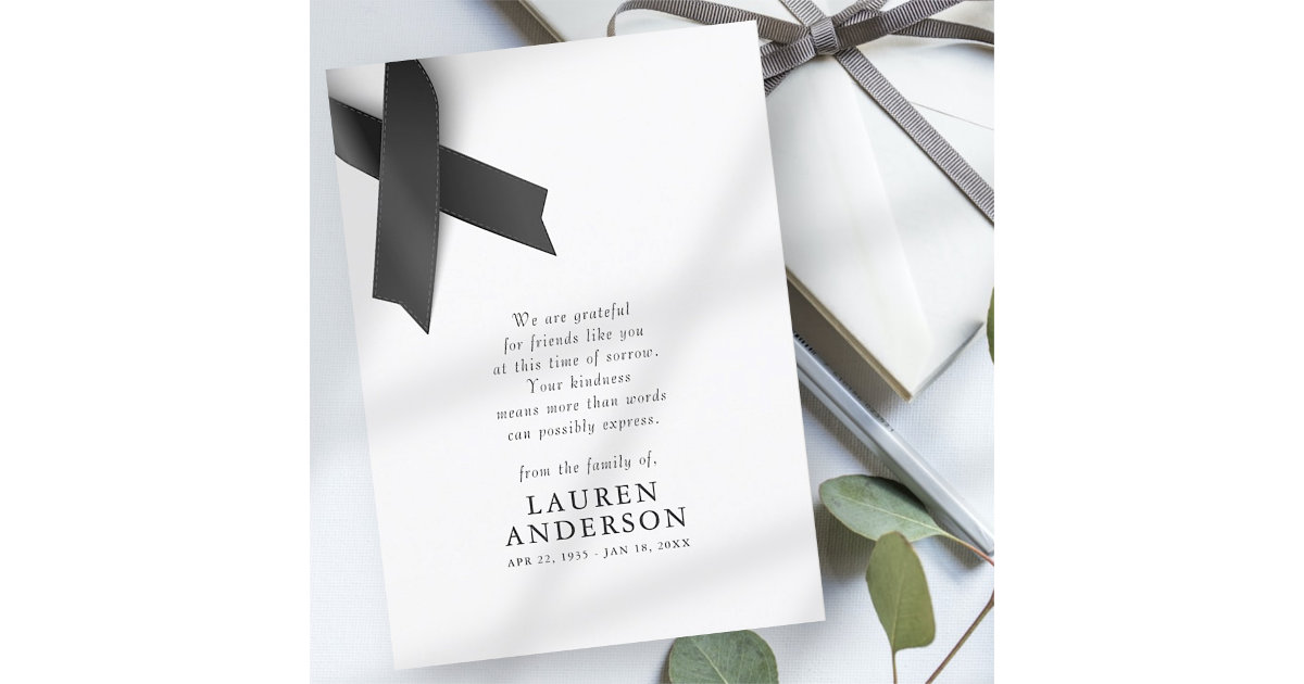 Black Silver Ribbon, Modern Black Ribbon